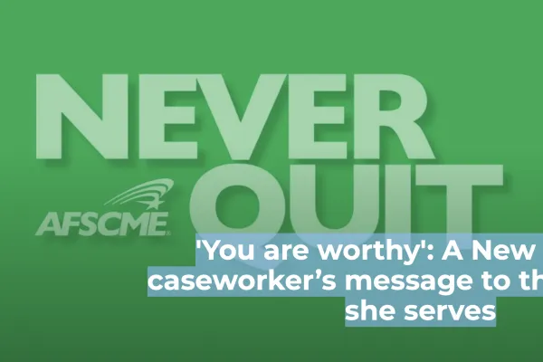 AFSCME Local 1894 Member Lena Sarracino Awarded AFSCME's Never Quit Award