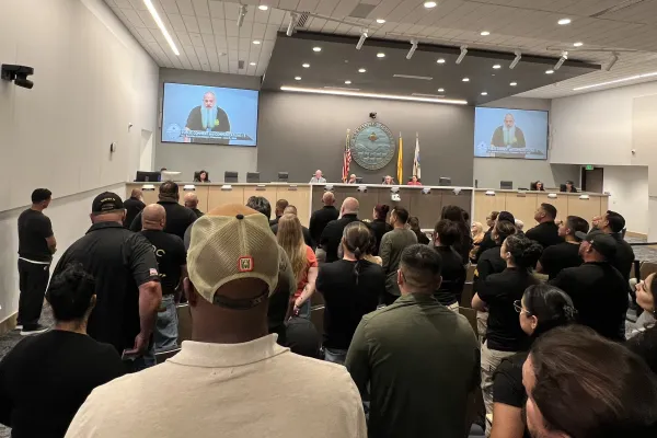 Local 2499 Members Speak at County Commission Meeting